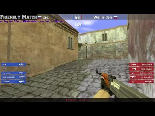 Шоу-Матч по CS 1.6 [Welraiden -vs- Inc] 2map, 2part @kn1feTV