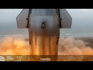 SpaceX в третий раз запустил космический корабль Starship
