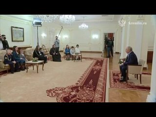 Путин в Рождество встретился с семьями погибших героев СВО
