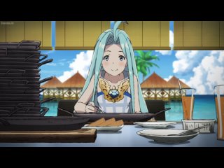 Аниме видео з Lyria eating [Granblue Fantasy The Animation]