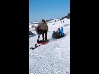 Невероятные покатушки по снегу