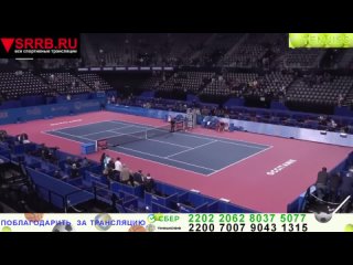 Теннис.  Борна Чорич -  Флавио Коболли. 1/4 финала. ATP 250  Монпелье 2024. 2 февраля 2024.