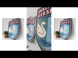 Создание логотипов для декорирования стадиона и базы клуба FC Walton & Hеrsham (Великобритания)
