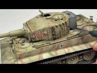 Tamiya 1_35 Tiger I【First homemade Zimmerit coating】#scalemodel #tankmodel #howtopaint