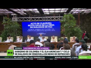 Gobierno de Colombia y el ELN anuncian 7.º ciclo de diálogos en Venezuela en medio de reproches