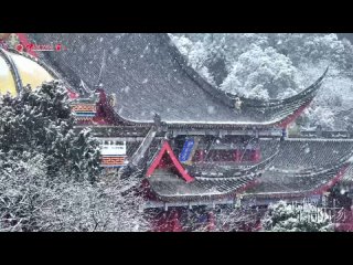 Heavy snow in Dragon year--First Snow in Luojiang in 2024