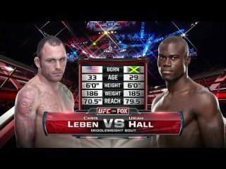 Юрайа Холл vs Крис Либин UFC 168 - 28 декабря 2013