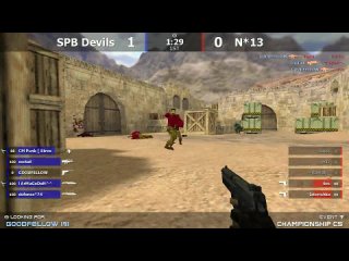 Финал чемпионата по cs 1.6 [ SPB Devils -vs- N*13 ] @ by kn1fe