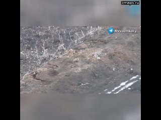 Штурм позиций врага в ходе наступления у Артёмовска: десант захватывает окопы ВСУ Ранее фрагмент это