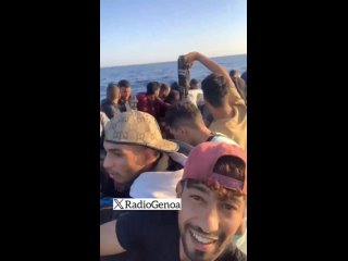 Why do illegal Muslim immigrants throw their identity documents into sea before invading Italy?