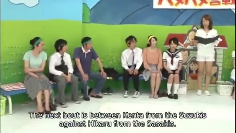 Japanese family sex game show with english subtitles