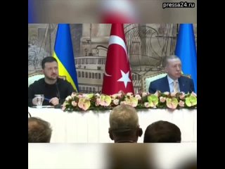 Синхронист начал мычать вместо перевода речи Эрдогана для Зеленского  Переводчик с турецкого на укра