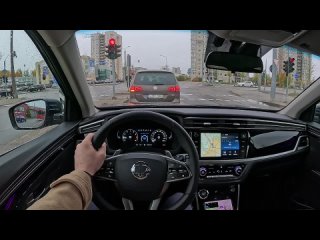 2023 SsangYong Korando | 4k ULTRA HDR | POV Driving in town