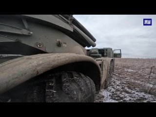 Combat work of the Uragan MLRS crew