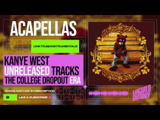 Kanye West - Drug Dealin (ft. Glc  Keyshia Cole) (Acapella)