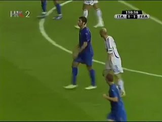 Зидан ударил Матерацци в финале ЧМ-2006