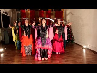 Sirin tribe - Black Sheep style with swords @ New Year Party 2019 трайбл