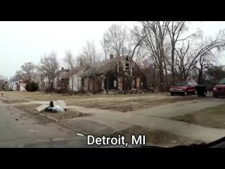 Довели Лукашенко с Путиным. Ещё и города умирают... Ай блин... Это США. DETROIT, MICHIGAN  GARY, INGIANA