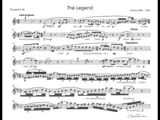 G. Enescu -  Legend  - Alison Balsom trumpet Bb