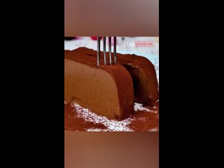 Рецепт шоколадного десерта из ряженки.