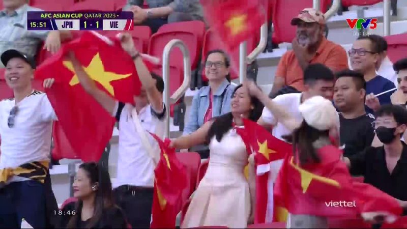 Japan Vietnam (2023 Asian Cup) Vietnamese commentary 1st