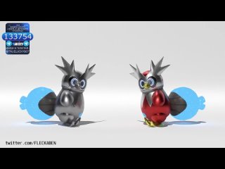 робот fleckaben Простой фон video открытый рот expressionless анимирован nintendo Игра урод shiny pokemon 3d alternate form поке