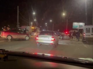 Массовое ДТП в Заволжье на улице Деева