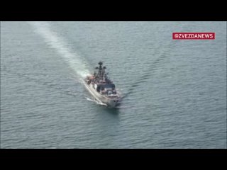 🇷🇺🇮🇷🇨🇳Активная часть совместных военно-морских учений ВМФ России, ВМС Ирана и Китая «Морской пояс безопасности-2024» проходит в