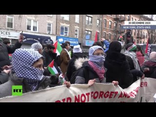 🇺🇸 Des enfants manifestent en soutien au peuple palestinien à New York