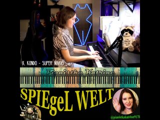 ⌛🎼👩🎹🔊 K. Kondo — Super Mario (Music from Games on Piano) [Pianistka Katrine] #SPIEgeLWELT_Shorts