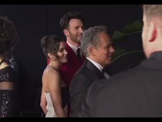 More- Chris Evans and his wife Alba Baptista at the Vanity Fair’s oscar after