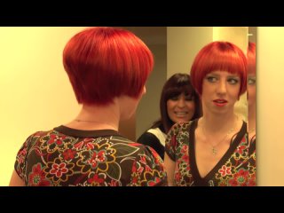 MahnazTV - Rote Haare und Kurzhaarschnitt - Lady Gaga Haircut Vogue - vorher nachher extrem
