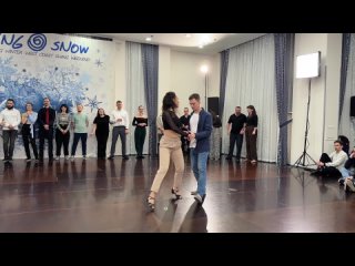 Vladimir Rokhin  Natalya Darayeva. 3rd place Novice JnJ. Swing  Snow 2024