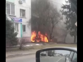 Под обстрел сегодня утром также попал город Грайворон в Белгородской области.