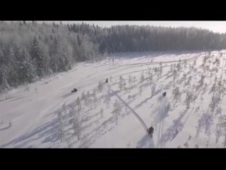 Вулкан 🌋 Гирвас. 
Снегоходный тур по Карелии.