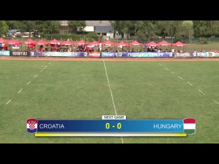 Эстергом, 1 тур. Матч за 5-8 места. Хорватия - Венгрия (юноши).