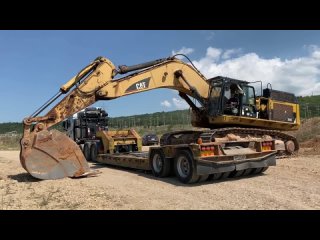 Loading And Transporting The Caterpillar 365C Excavator - Fasoulas Heavy Transports (3)