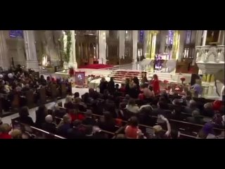 The funeral service at St Patrick’s Cathedral in Manhattan was held for transgender prostitute Cecilia Gentili. The text of the