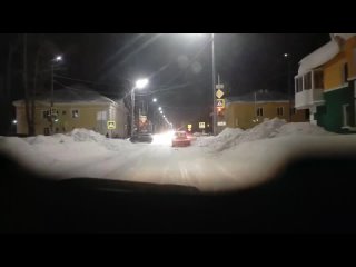 Видео от г. по очередному проезду по г. Североуральску с целью контроля зимнего Содержания дорог.