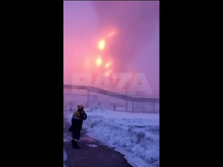 Сегодня утром на территории Сызранского НПЗ произошел взрыв.