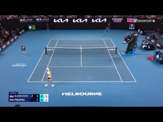 Novak Djokovic - Dino Prižmić (2024 Australian Open - 1st Round) 1st part