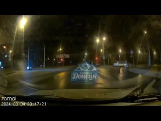 Инцидент на перекрестке проспекта Ильича и бульвара Шахтостроителей.