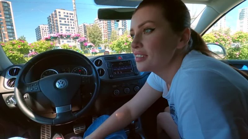 She loves to suck dick in the car and swallow