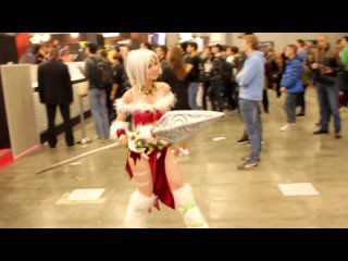 League of Legends Nidalee Cospaly at Comic Con Russia 2017