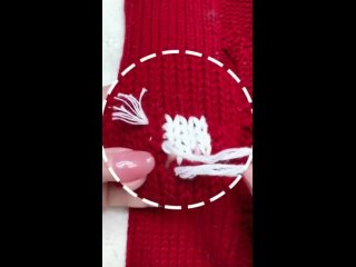 Как быстро залатать дырку на свитере