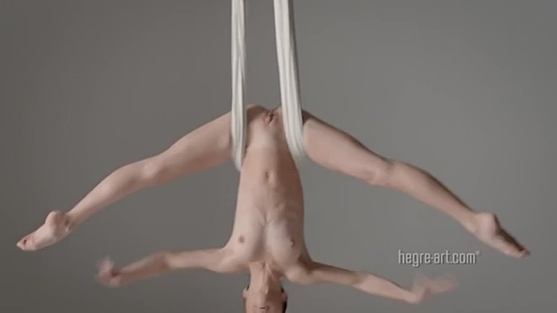 Magdalena Nude Anti Gravity Yoga
