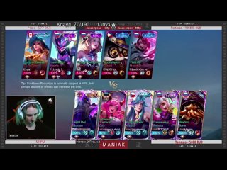 [MANIAK MLBB] Тренируем микрокликич. Стрим Mobile Legends Live Stream.