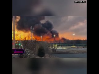 В США горит склад в аэропорту Нью-Джерси, в котором может находиться так и не доставленная на Украин