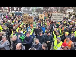 “No es justo”: los agricultores bávaros de Neustadt an der Aisch continúan protestando contra la política agrícola del gobierno