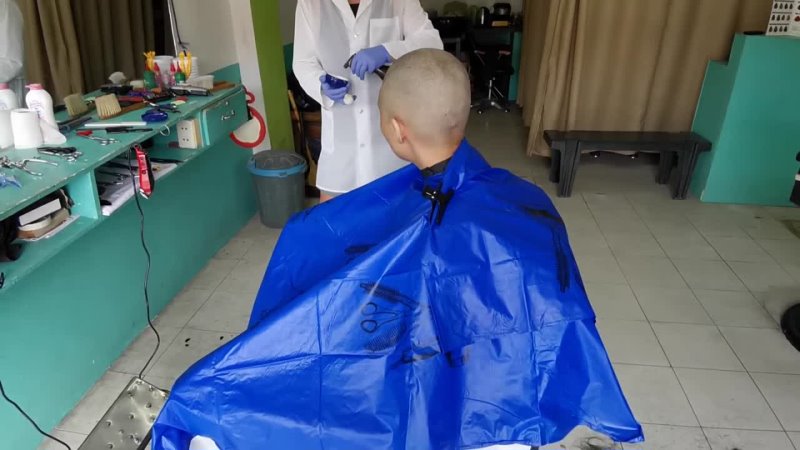 FUNHAIRCUT channel - GRACIA punishment shaved head✂️